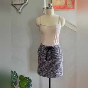 LOFT Skirt Black White Size XS